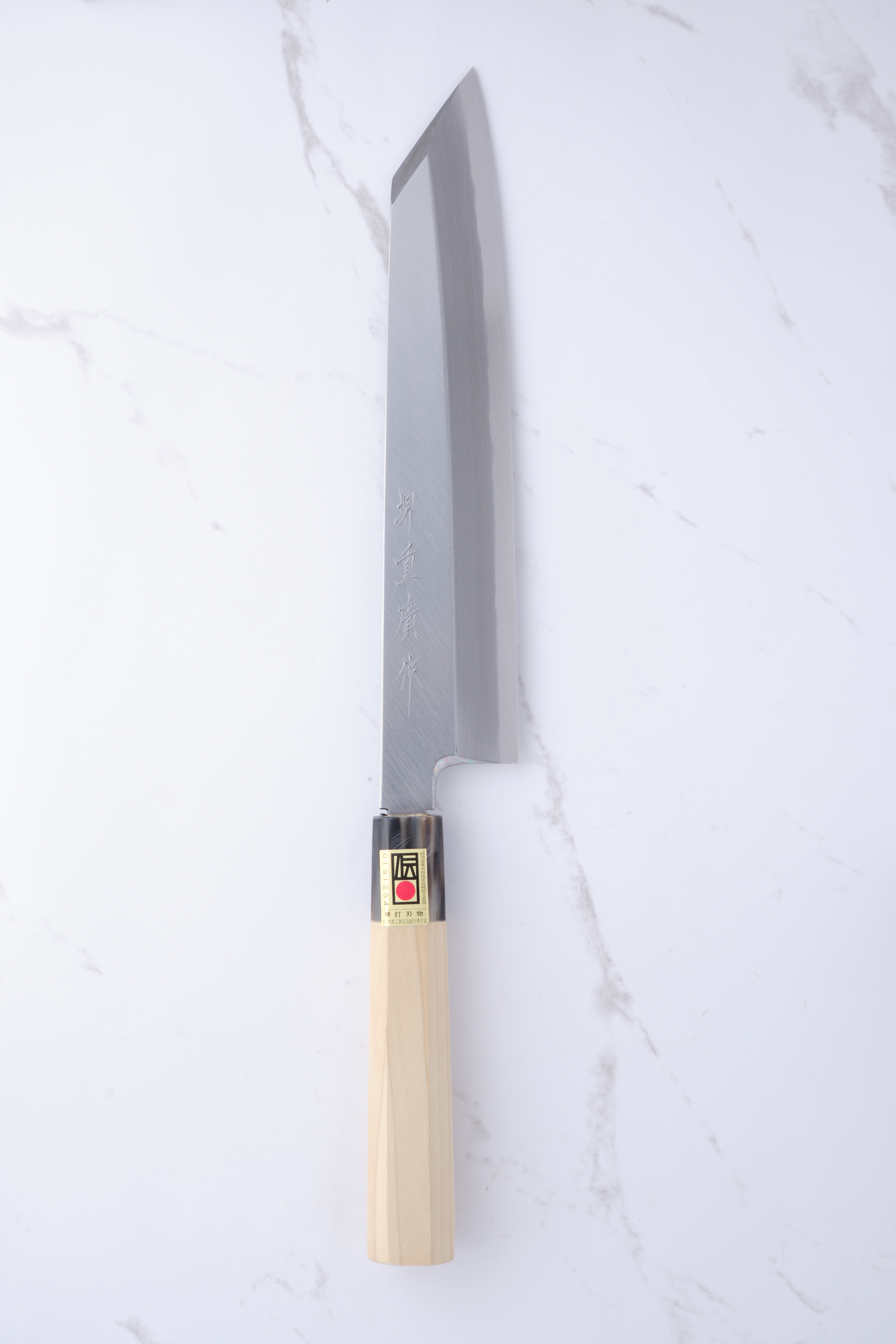 Shigehiro Kasahara 240 mm Single-Bevel Kiritsuke White-2