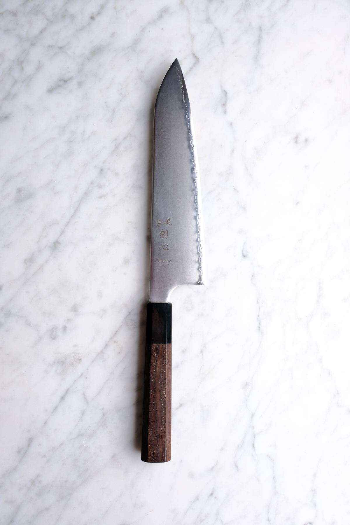 Hatsukokoro Chromax Walnut - 210 mm Chef's knife