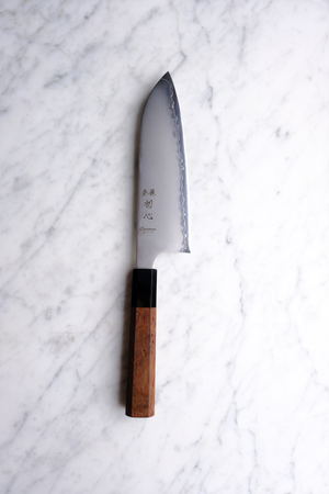 Hatsukokoro Chromax Walnut - 180 mm Santoku