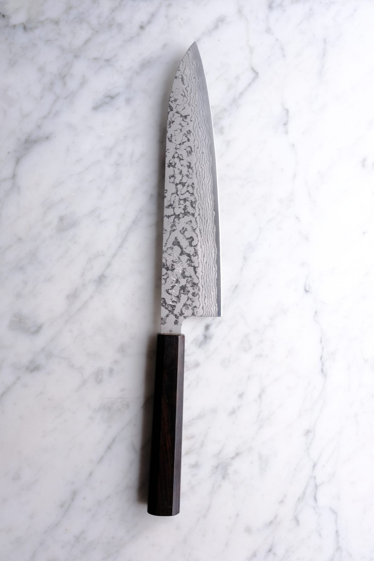 Makoto Kurosaki Damascus 210mm Gyuto VG7 - Ebony