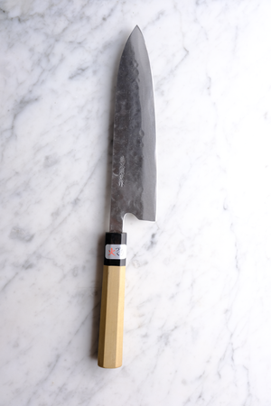 Fujiwara Maboroshi Shirogami #1 210 mm Gyuto - WA
