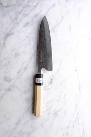 Fujiwara Maboroshi Shirogami #1 180 mm Gyuto - WA