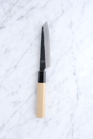 Sakai Kikumori Kikuzuki KU White 2 Kiritsuke Petty 135mm.