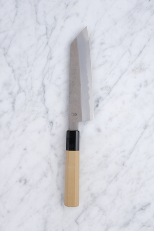 Sakai Kikumori Kikuzuki RIN White Steel #2 - 180mm Bunka