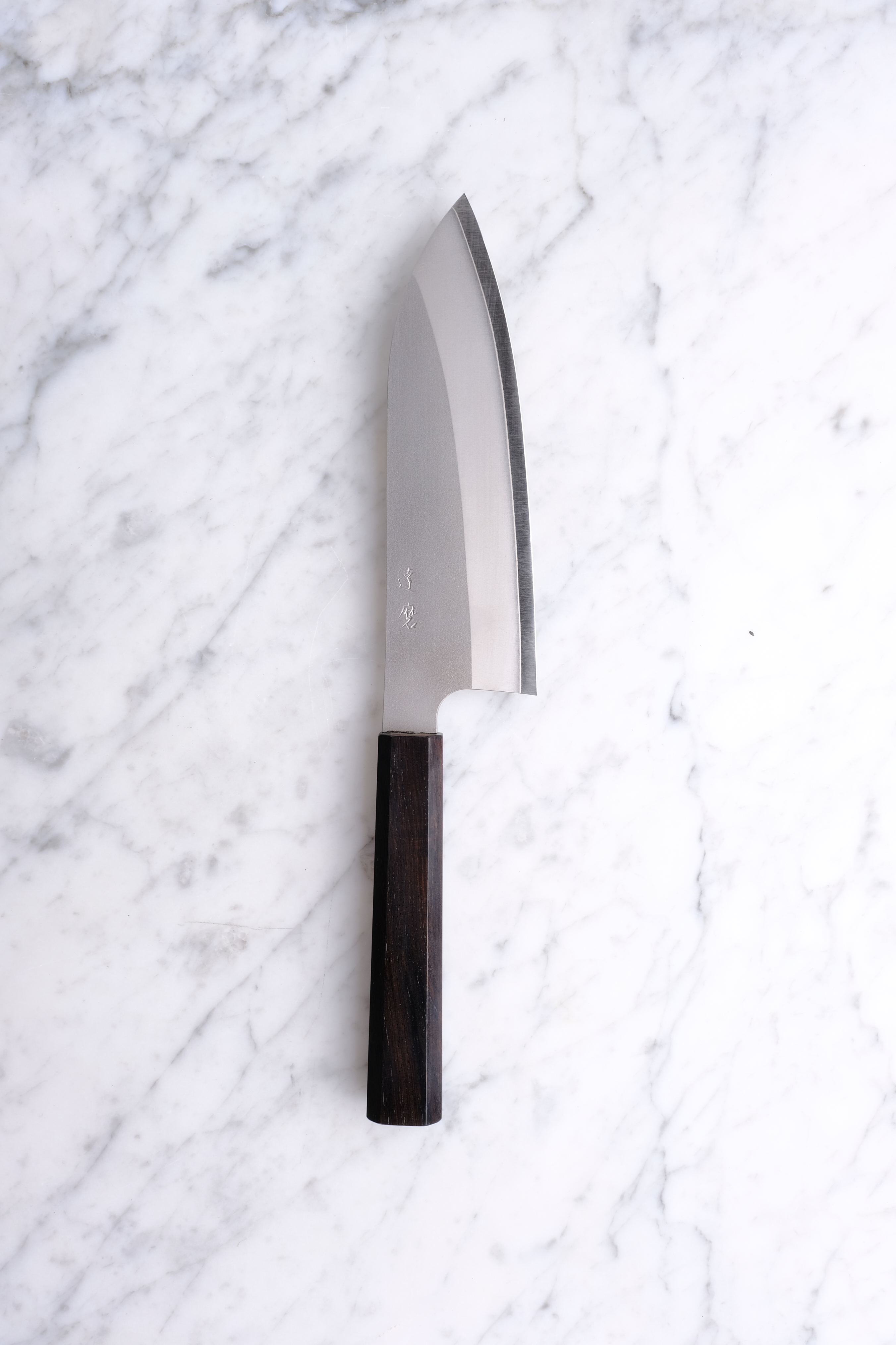 Daruma Hamono Ginsan Ebony - 165 mm Santoku