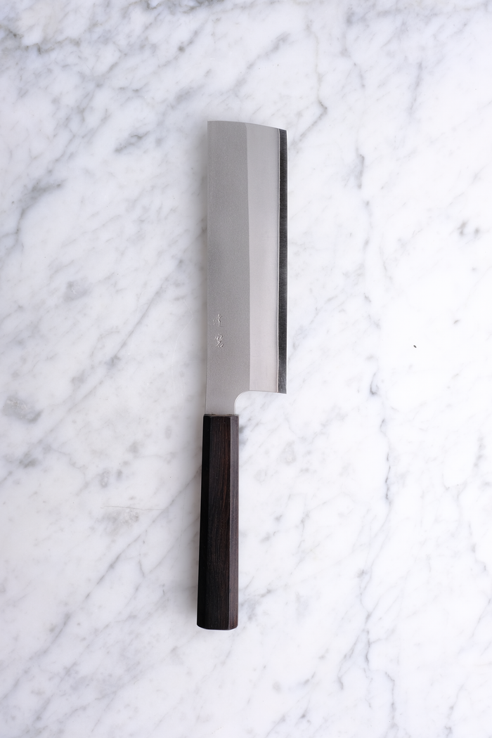 Daruma Hamono Ginsan Ebony - 160 mm Nakiri