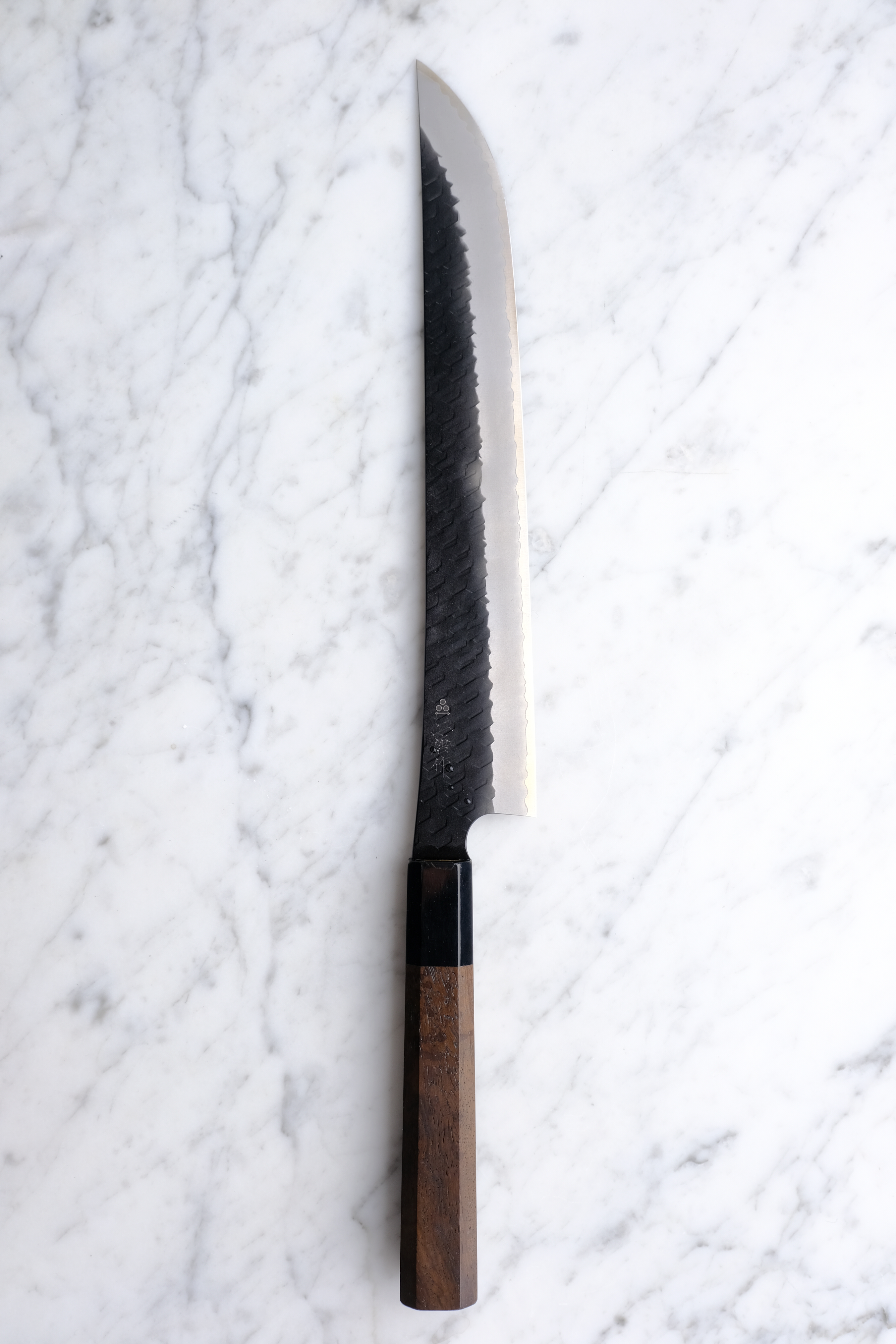 Nigara Hamono SG2 Kurouchi Walnut - 270mm Sakimaru Sujihiki