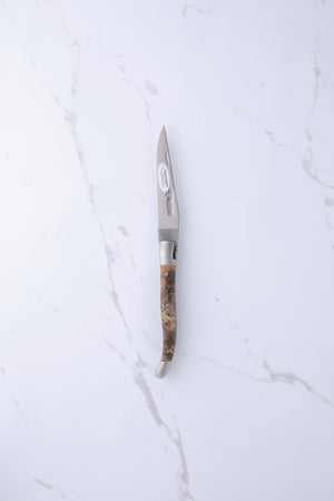 Folding knife - Poplar knot matt
