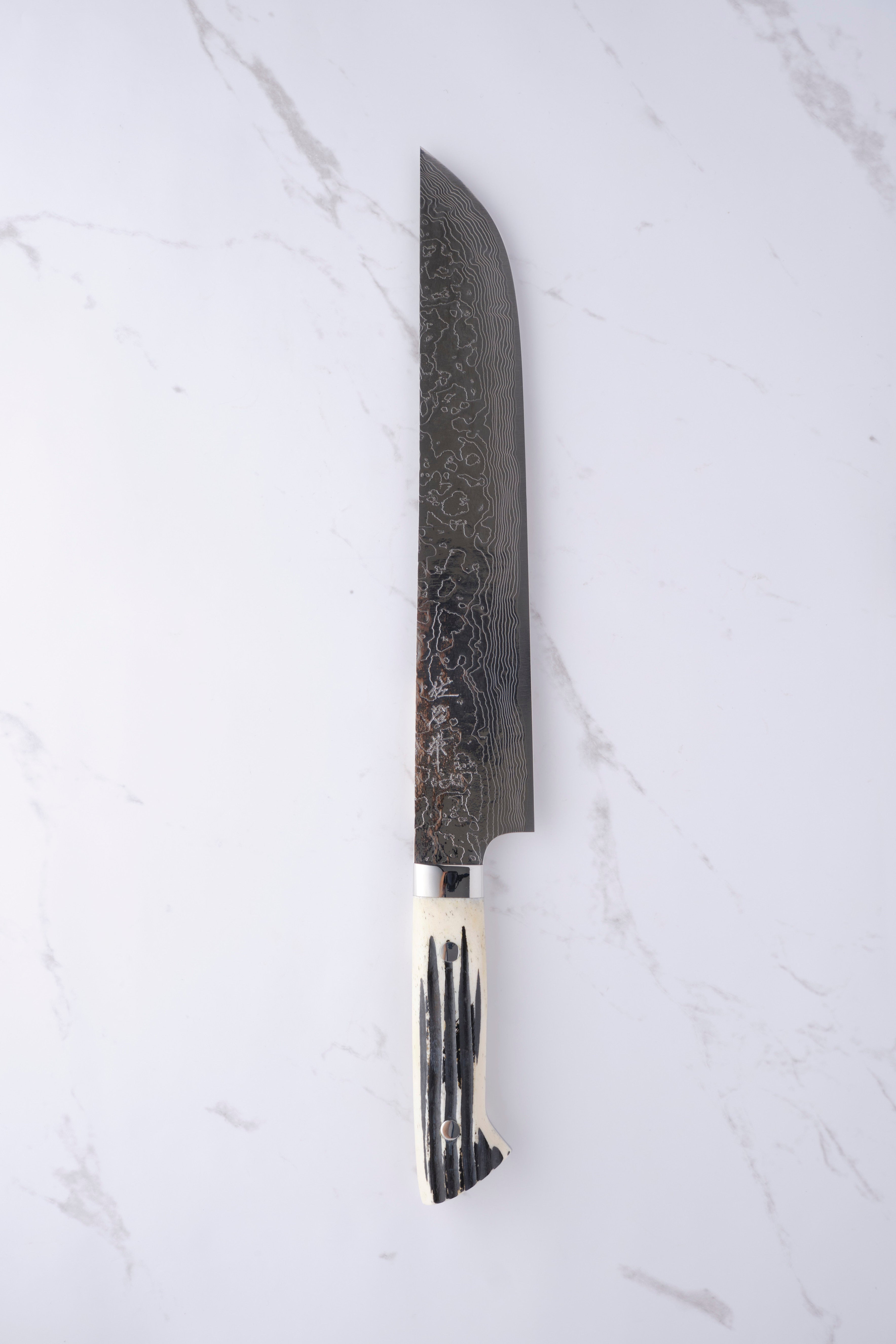 Takeshi Saji 240mm Sakumaru Sujihiki SG2 Diamond Damascus